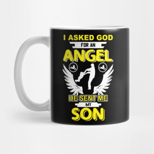 Father and son gift slogan present birthday Mug